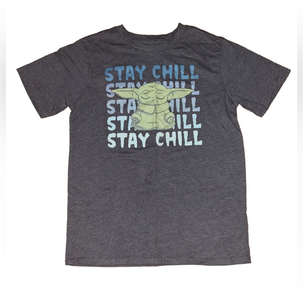 Star Wars Mad Engine Boys Yoda Stay Chill T-shirt Size 14/16 XL NWOT